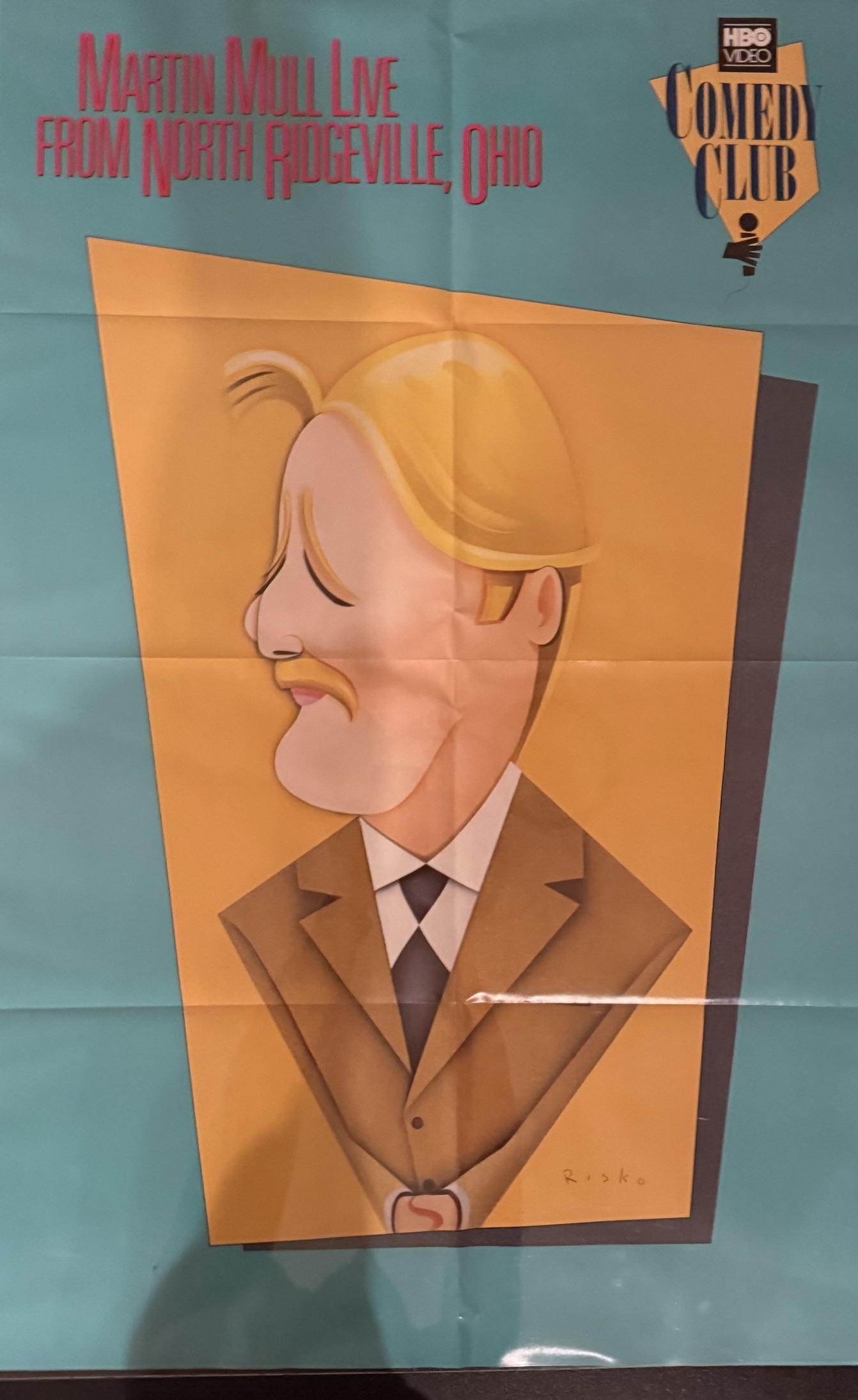 Actual Martin Mull Live from North Ridgeville, Ohio — HBO Video Comedy Club poster front photograph
