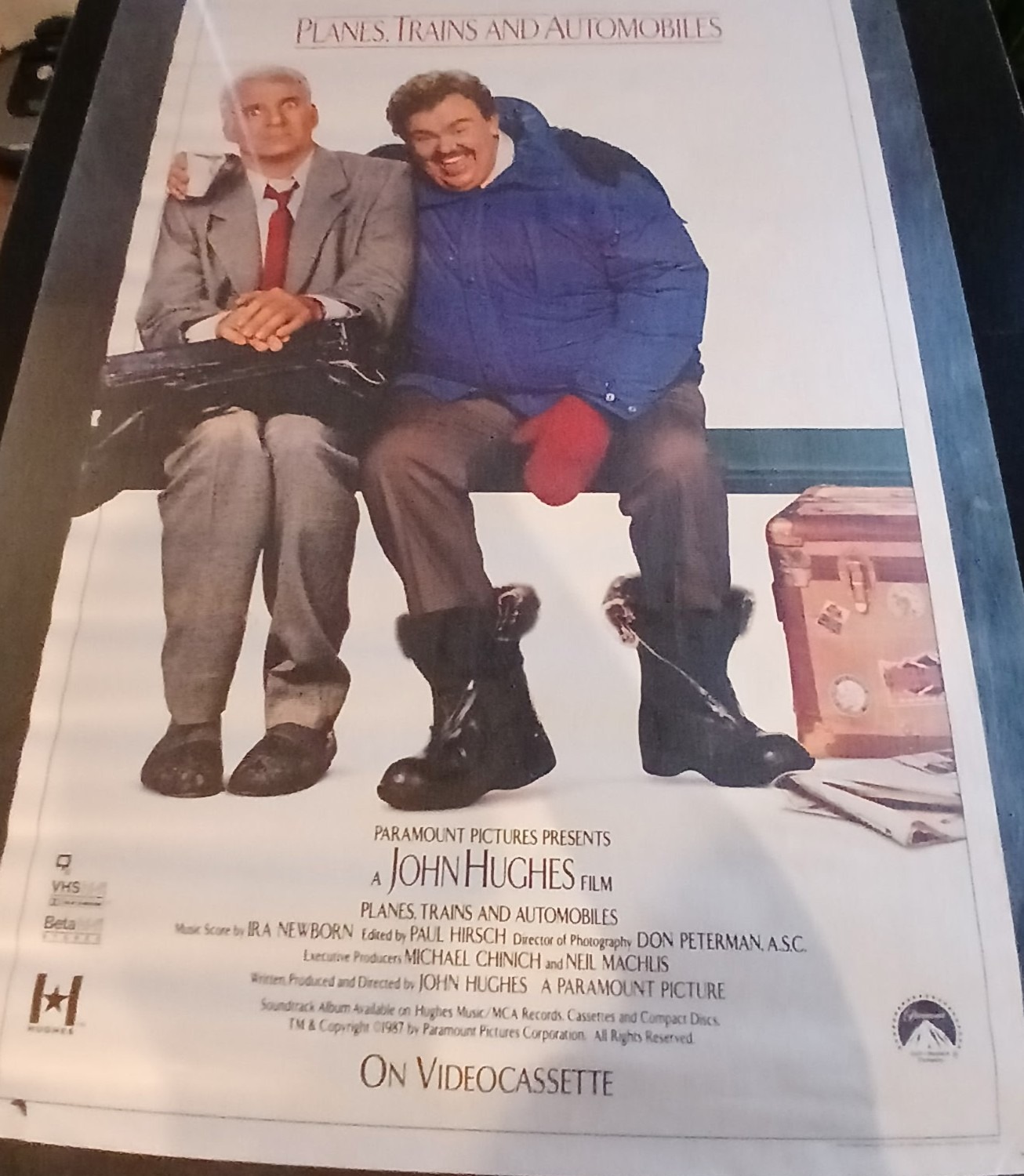 Actual Planes, Trains and Automobiles — home-video promotional poster front photograph