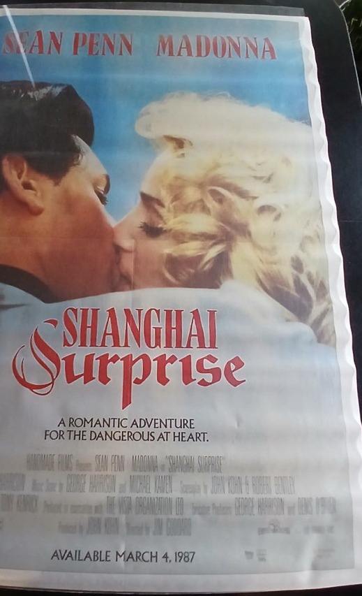 Actual Shanghai Surprise — home-video promotional poster front photograph