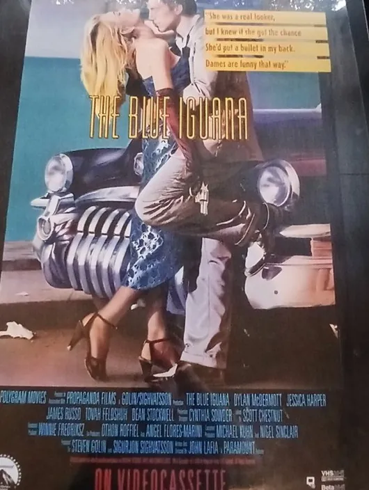 Actual The Big Iguana — home-video promotional poster front photograph